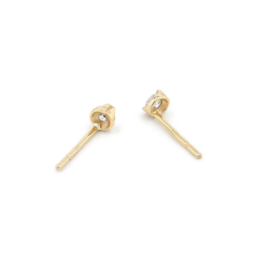 【期間限定セール】K10 イエローゴールド ダイヤモンド ピアス