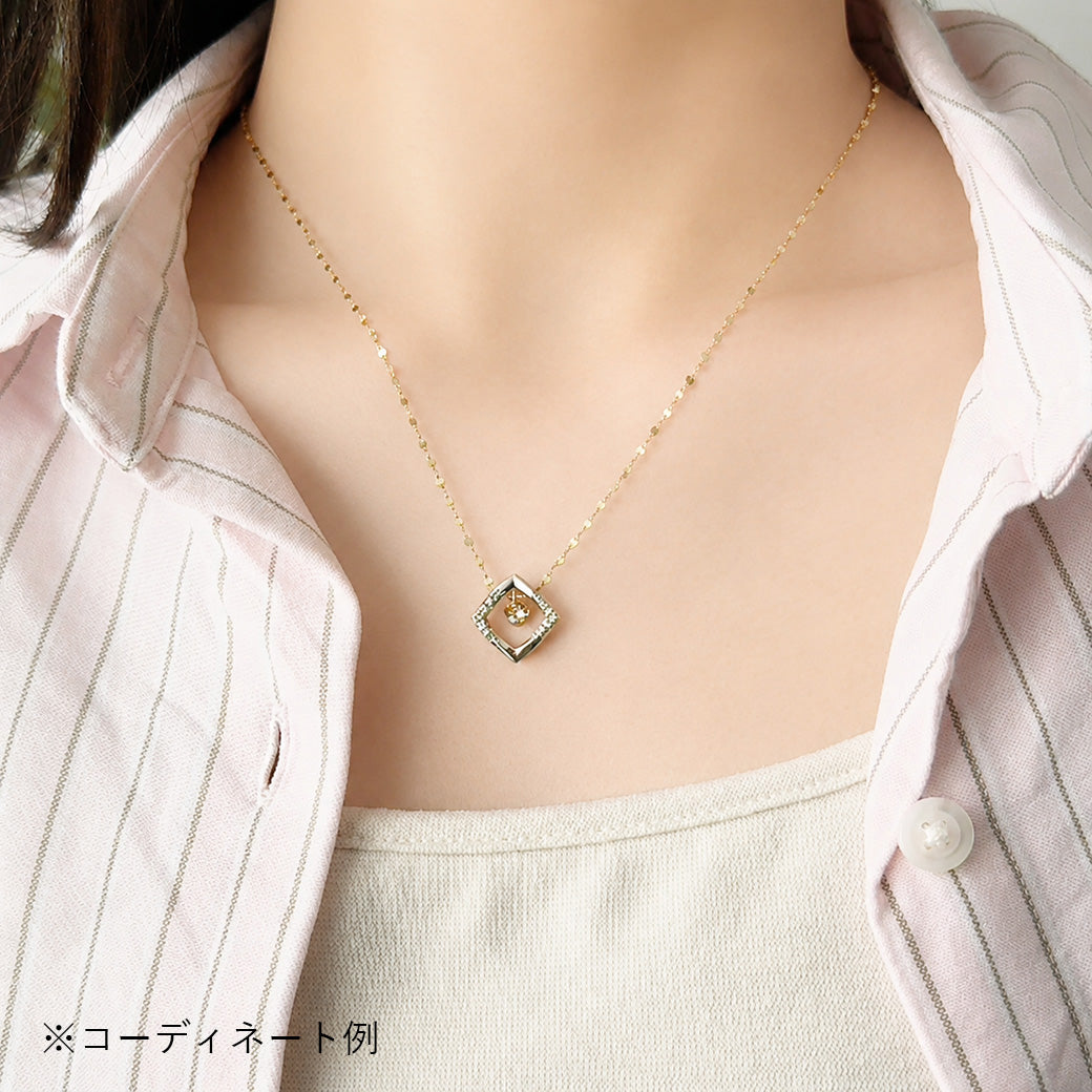 K18 イエローゴールド ダイヤモンド ネックレスチャーム – Milluflora