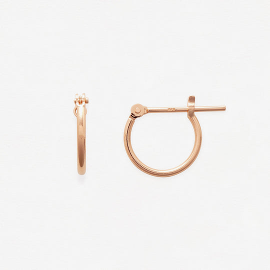 K18 ピンクゴールド フープ ピアス（10mm）