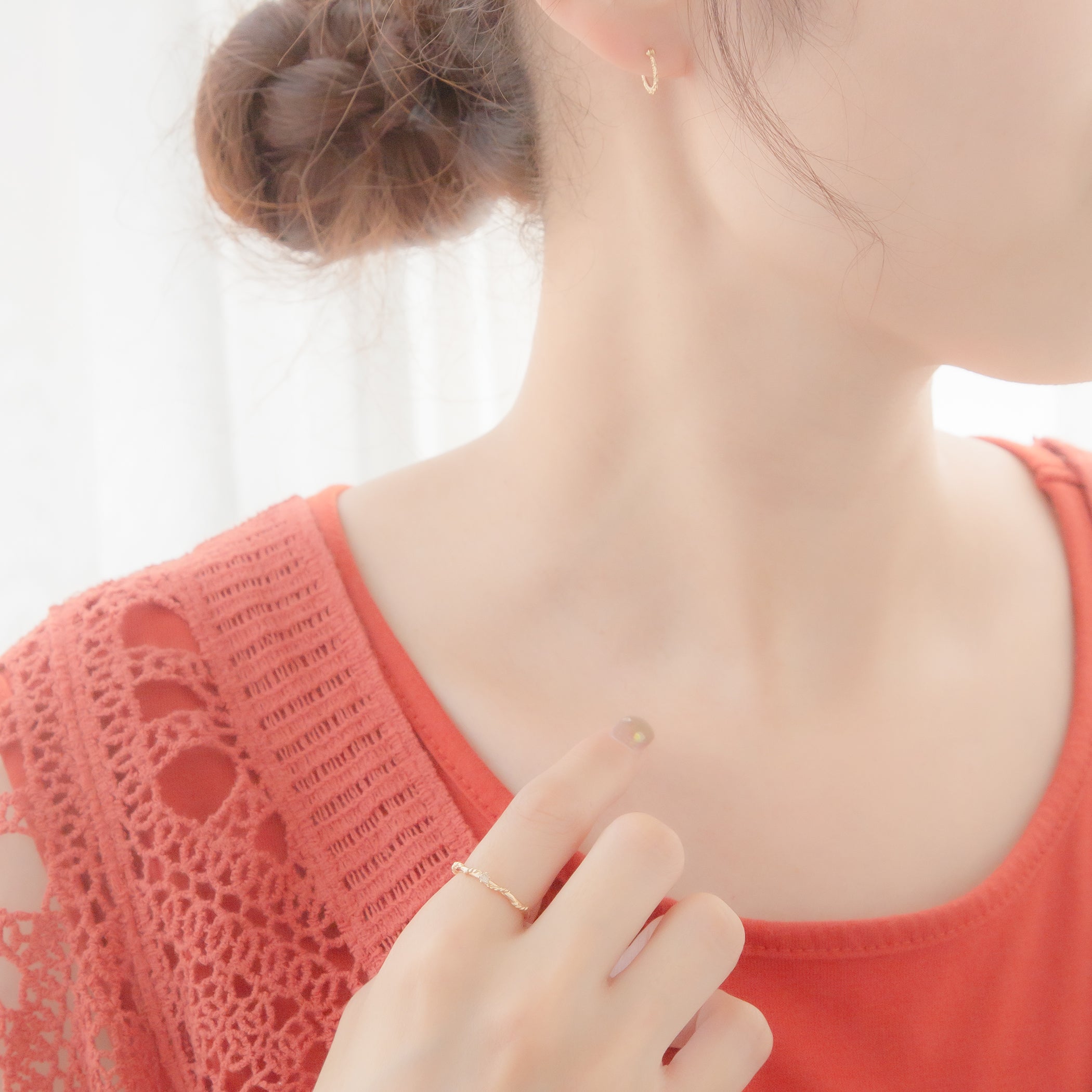 【WEB限定】K10 イエローゴールド ダイヤモンド リング