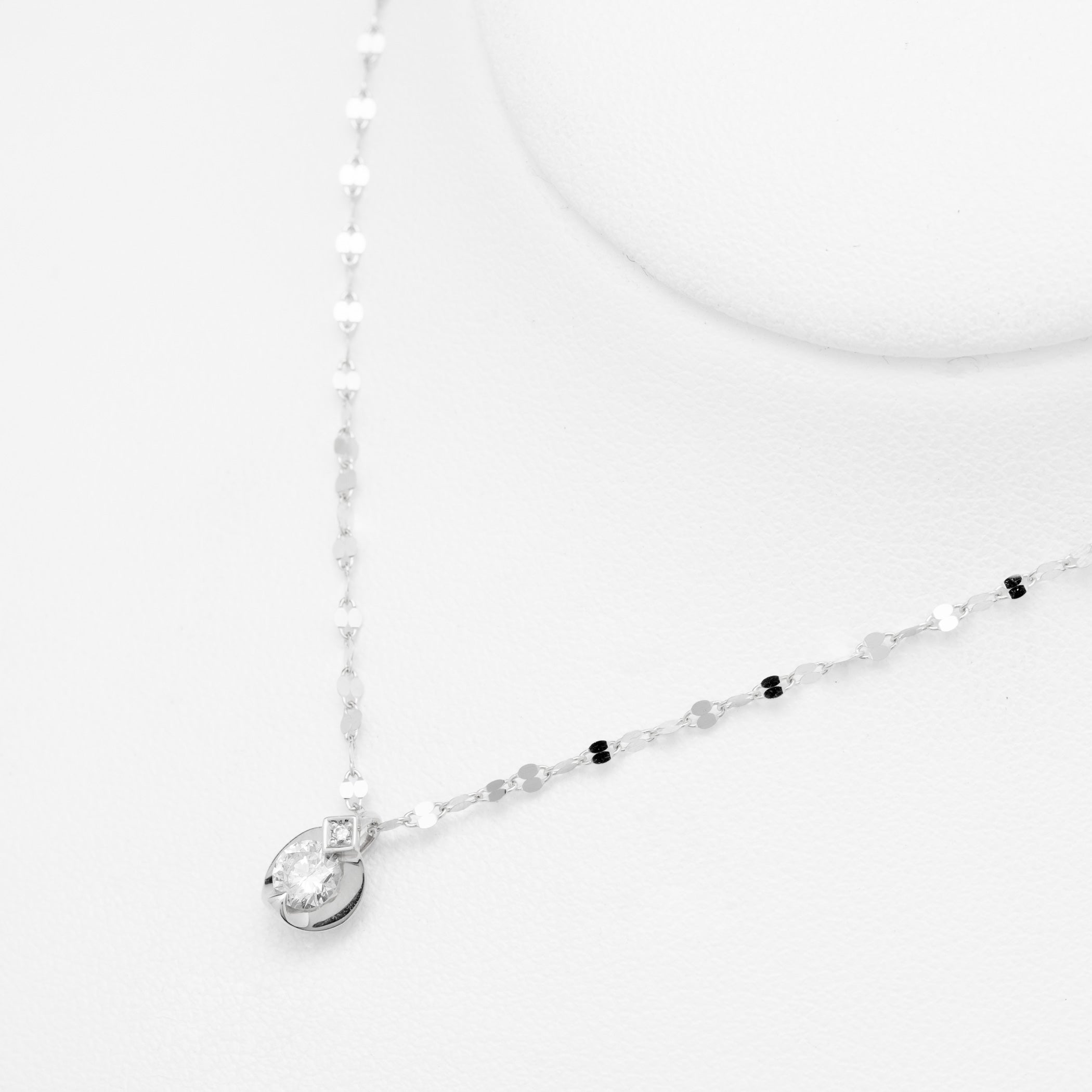 【受注生産】プラチナ ダイヤモンド ネックレス（0.2ct）