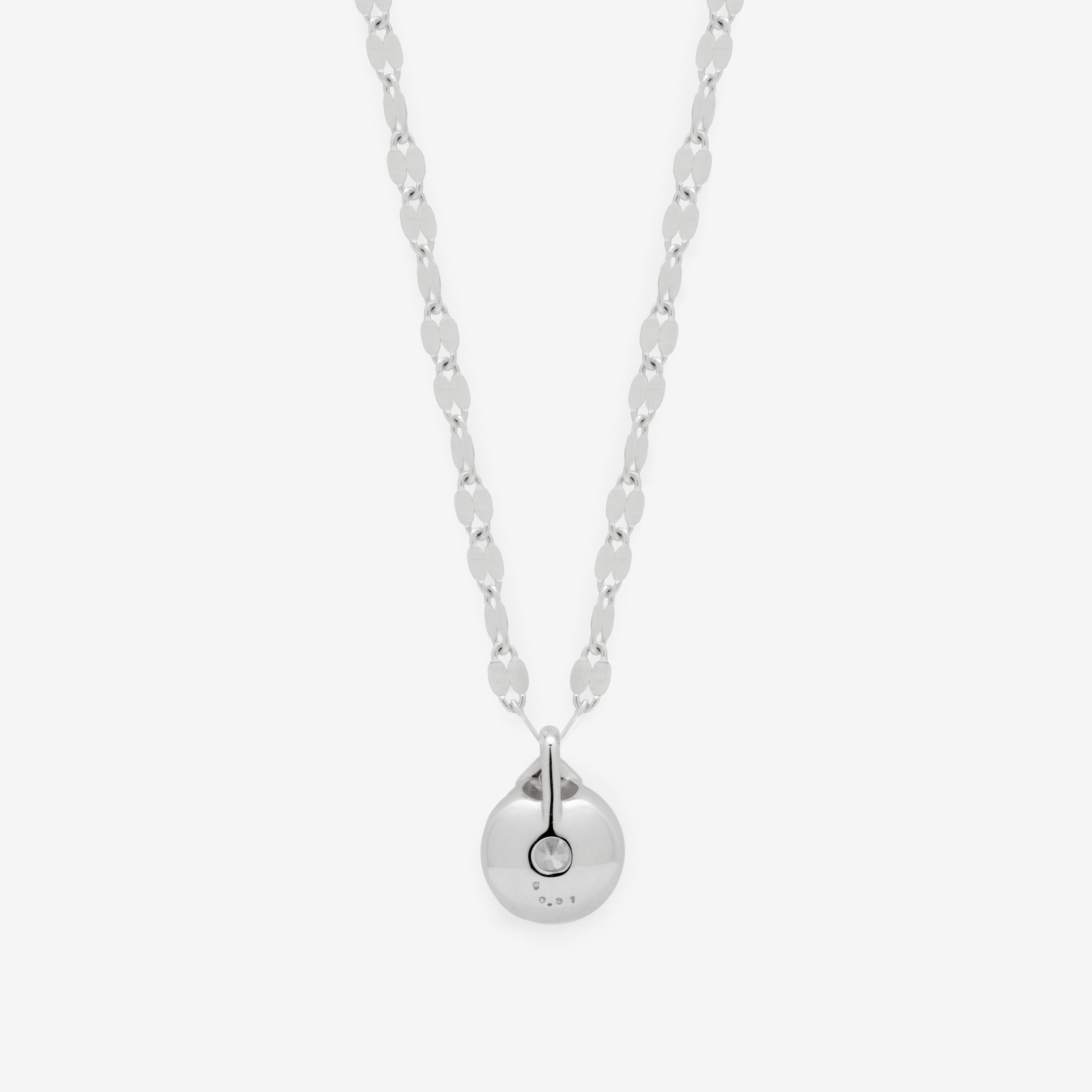 【受注生産】プラチナ ダイヤモンド ネックレス（0.3ct）