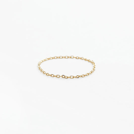 【WEB限定】K18 イエローゴールド チェーンリング(指輪)