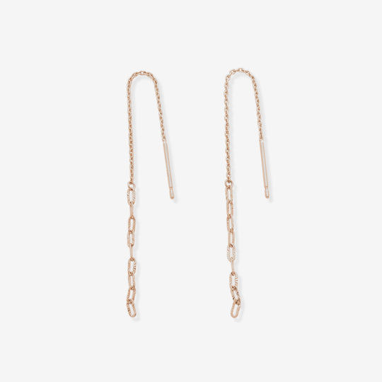 K10 ピンクゴールド アメリカン ピアス