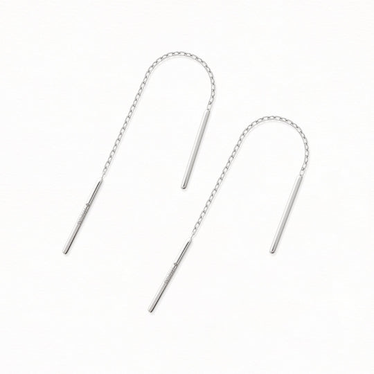 K10 ホワイトゴールド アメリカン ピアス