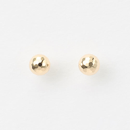 K10 イエローゴールド 丸玉 ピアス（3mm）