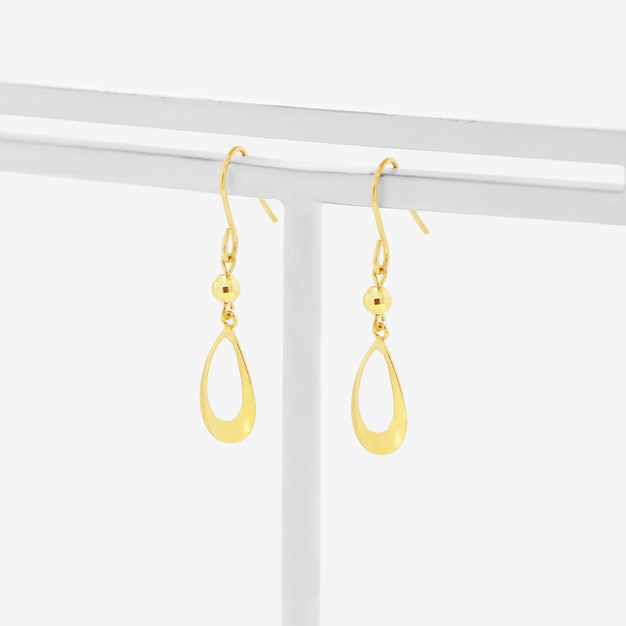 K10 イエローゴールド しずく フック ピアス – Milluflora | ミル