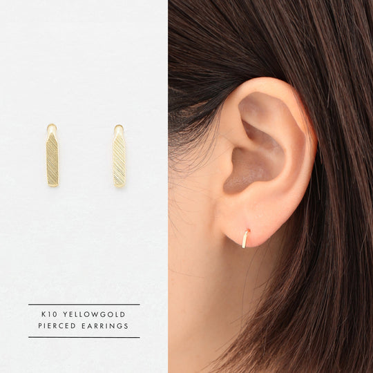 ★今だけ送料無料！★K10 イエローゴールド ピアス