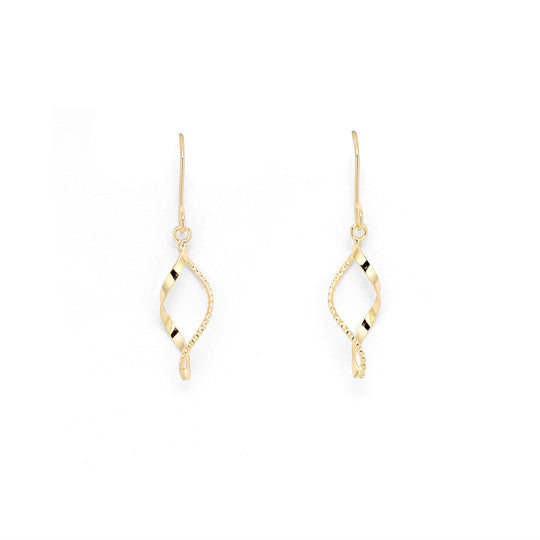 K10 イエローゴールド フック ピアス