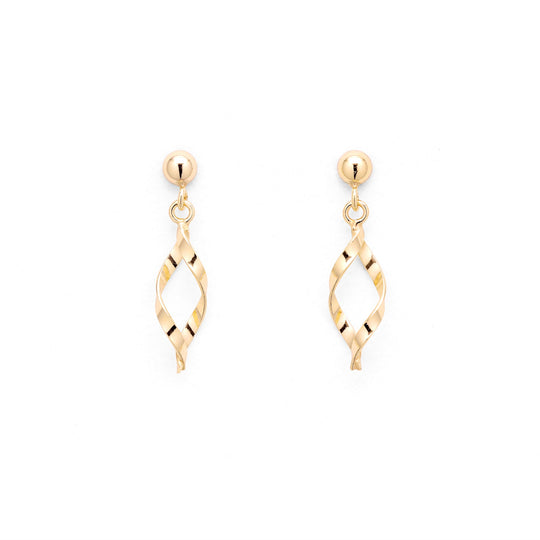 K10 イエローゴールド ピアス