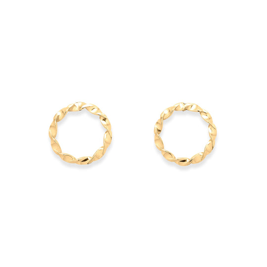 K10 イエローゴールド ピアス