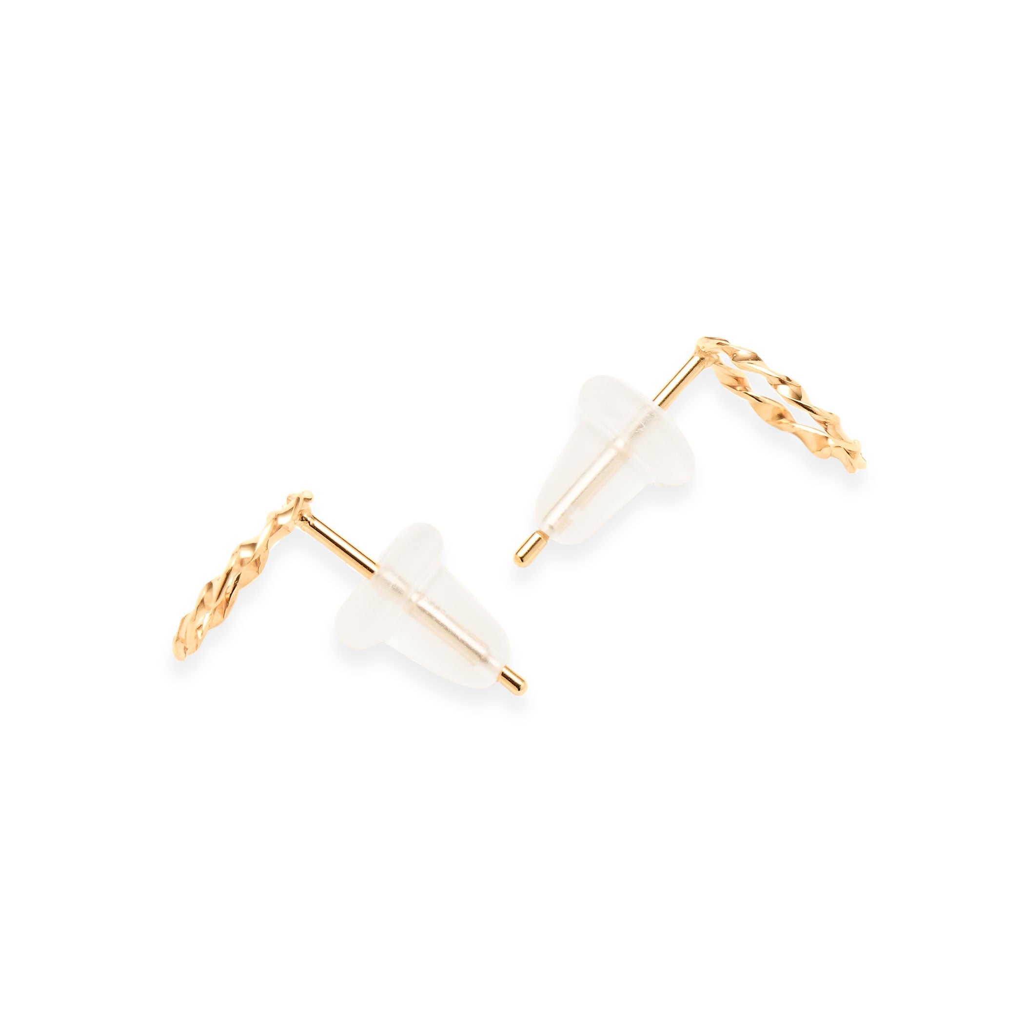 ラストお値下げ✩︎⡱Milluflora ダイアモンドピアス10k 耳に添います K10 ピンクゴールド ダイヤモンド ピアス – Milluflora | ミル