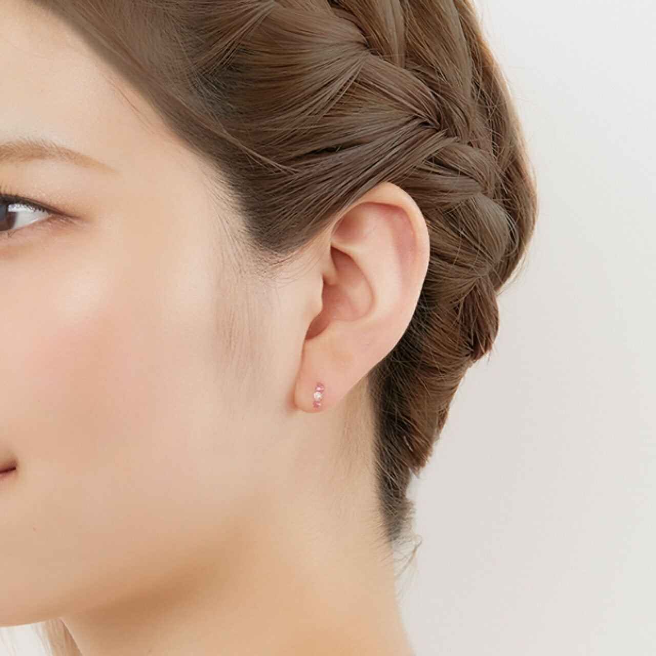 ピアスk10ピンクゴールド 色石 7月誕生石 K10 ピンクゴールド ルビー ピアス – Milluflora | ミル