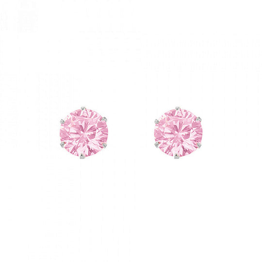 K18 ホワイトゴールド キュービックジルコニア ピアス