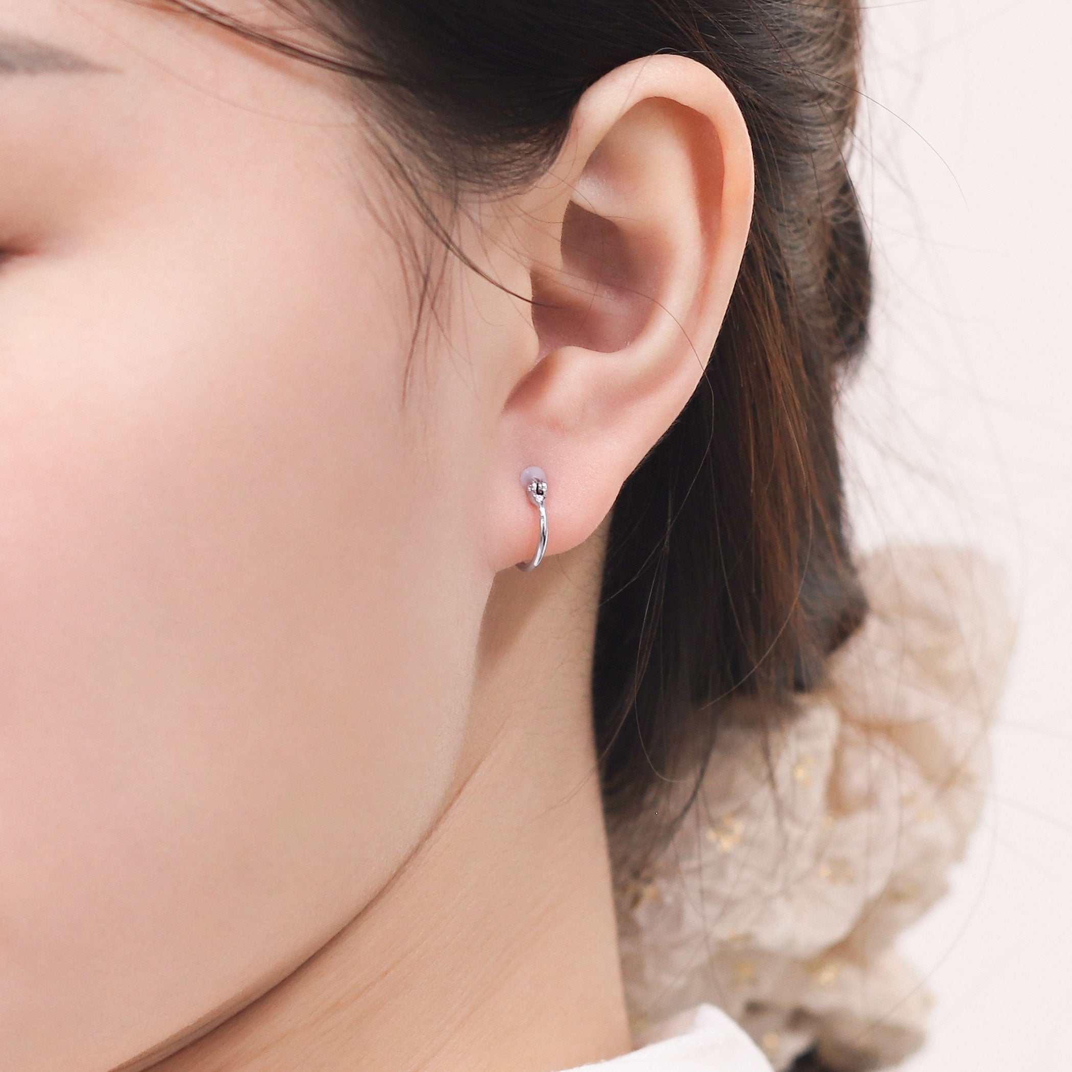 フープ ピアス（ポスト チタン）（10mm） – Milluflora | ミルフローラ