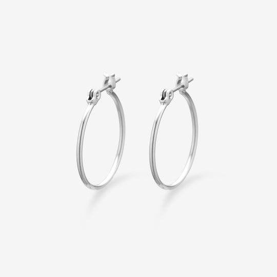 ★今だけ送料無料！★真鍮 チタンポスト フープ ピアス（20mm）