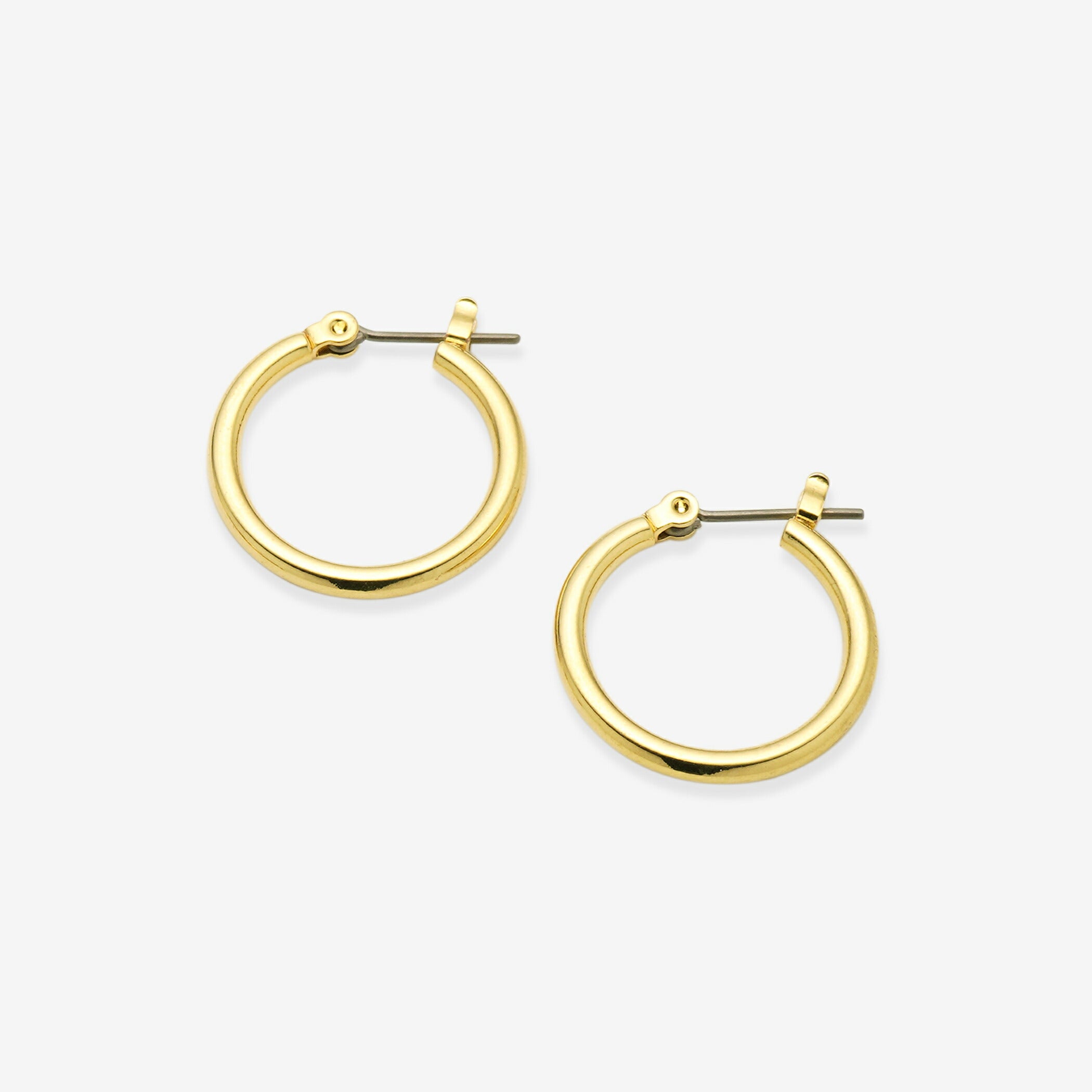 ☆今だけ送料無料！☆真鍮 チタンポスト フープ ピアス（20mm