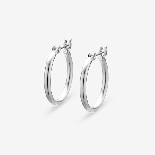 ★今だけ送料無料！★真鍮 チタンポスト フープ ピアス（20mm）