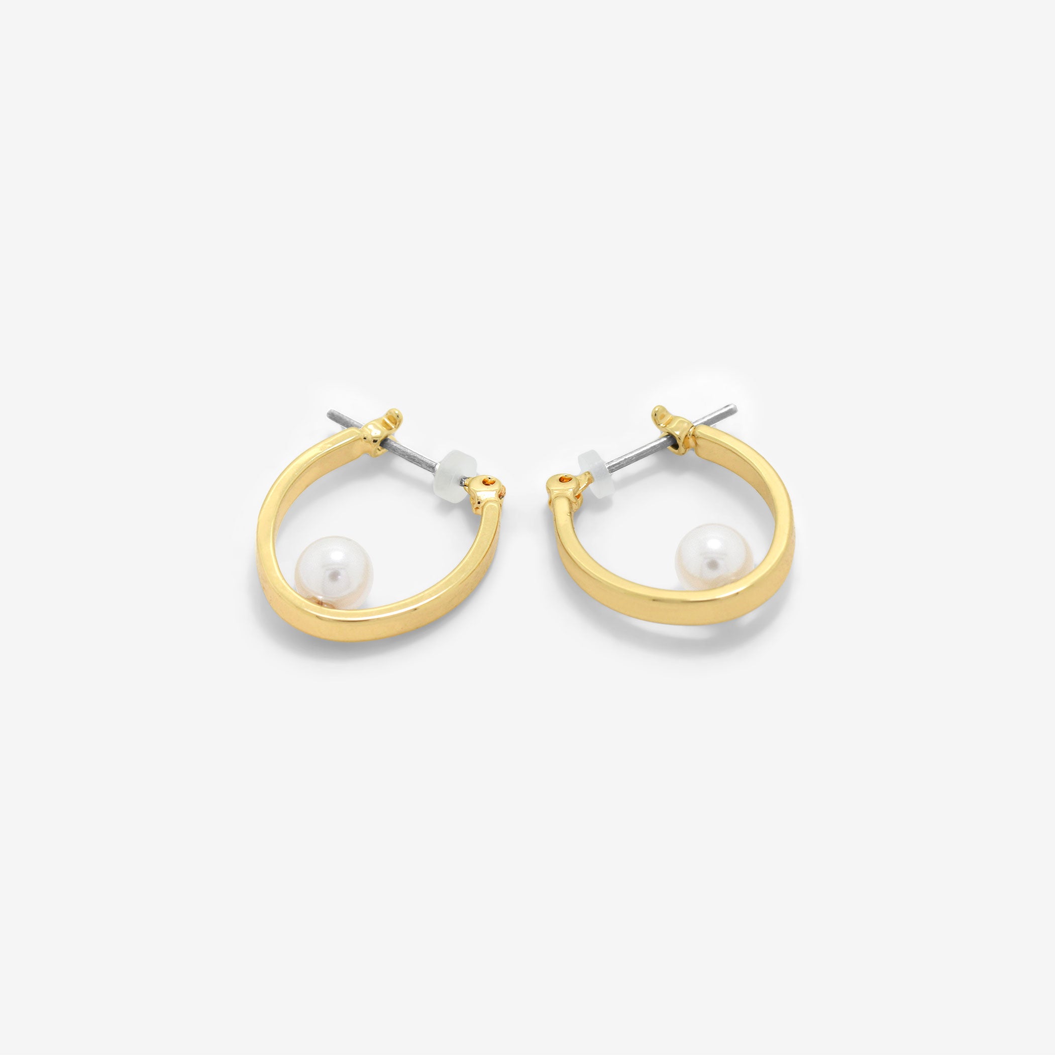 パール フープ ピアス（ポスト チタン）（15mm） – Milluflora | ミル