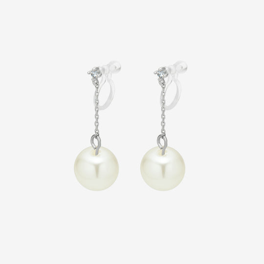 ★今だけ送料無料！★真鍮 パール イヤリング