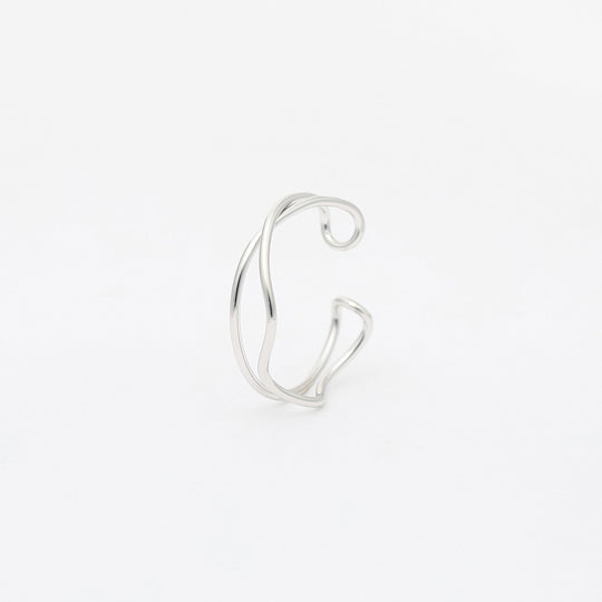 K10 ホワイトゴールド イヤーカフ  ※片耳用