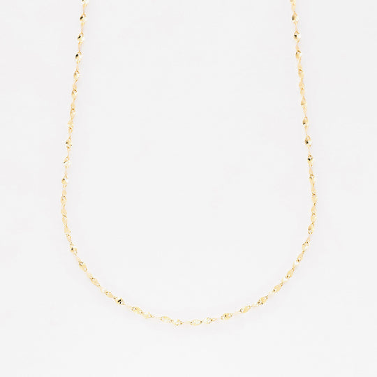 K10 イエローゴールド ロング デザインネックレス（70cm）