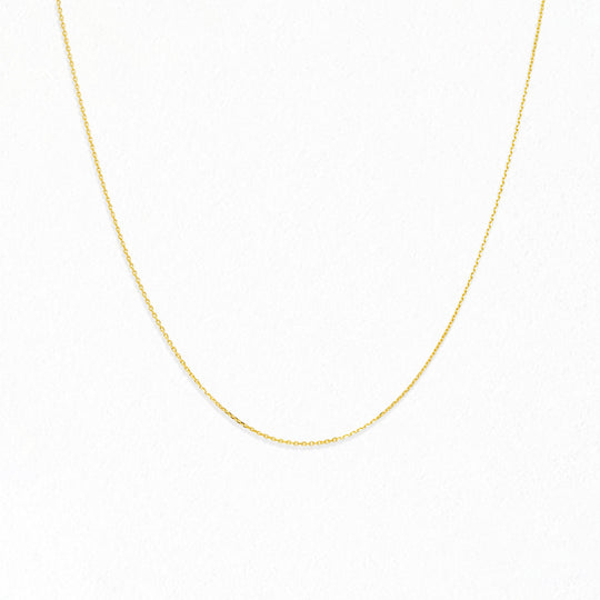 K18 イエローゴールド チェーンネックレス（45cm）