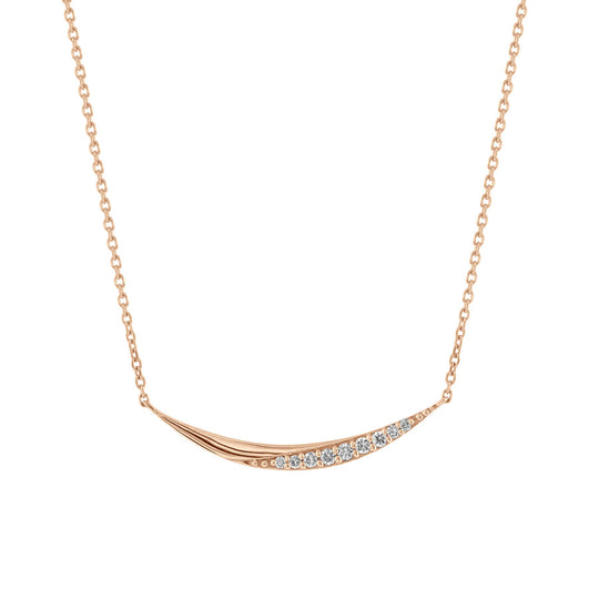 K18 ピンクゴールド ダイヤモンド ネックレス