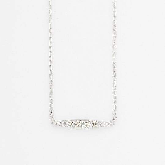 K10 ホワイトゴールド ダイヤモンド ネックレス