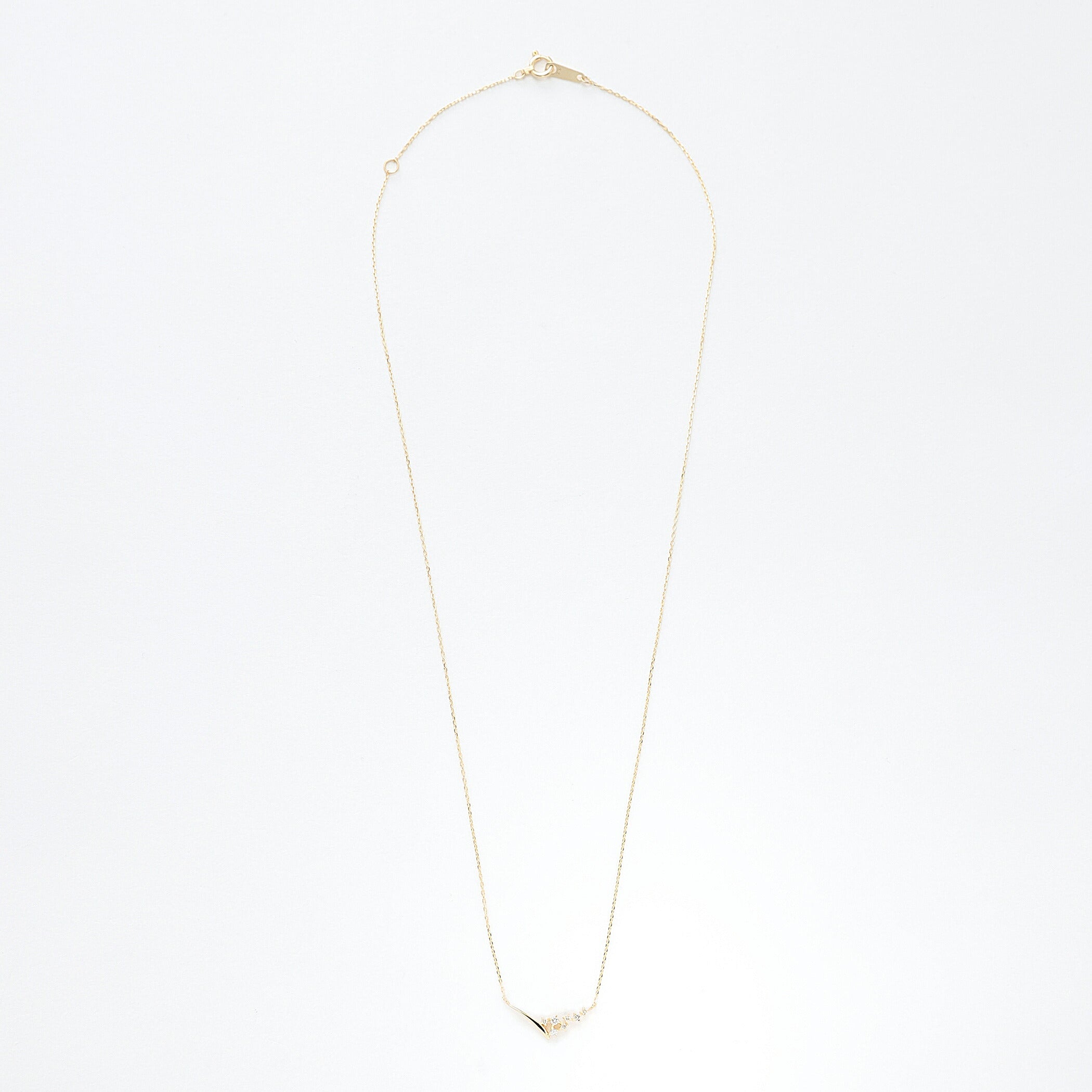 Milluflora K10イエローゴールド ダイヤモンドネックレス K10 イエローゴールド ダイヤモンド ネックレス – Milluflora