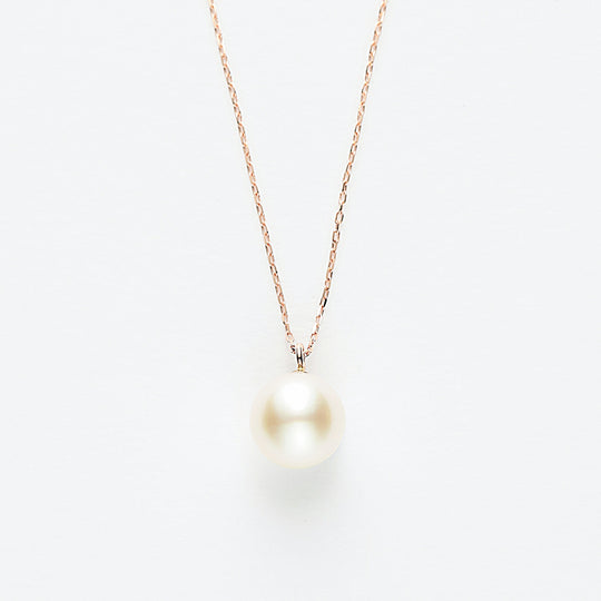 【WEB限定】6月誕生石 K10 ピンクゴールド あこや真珠 ネックレス