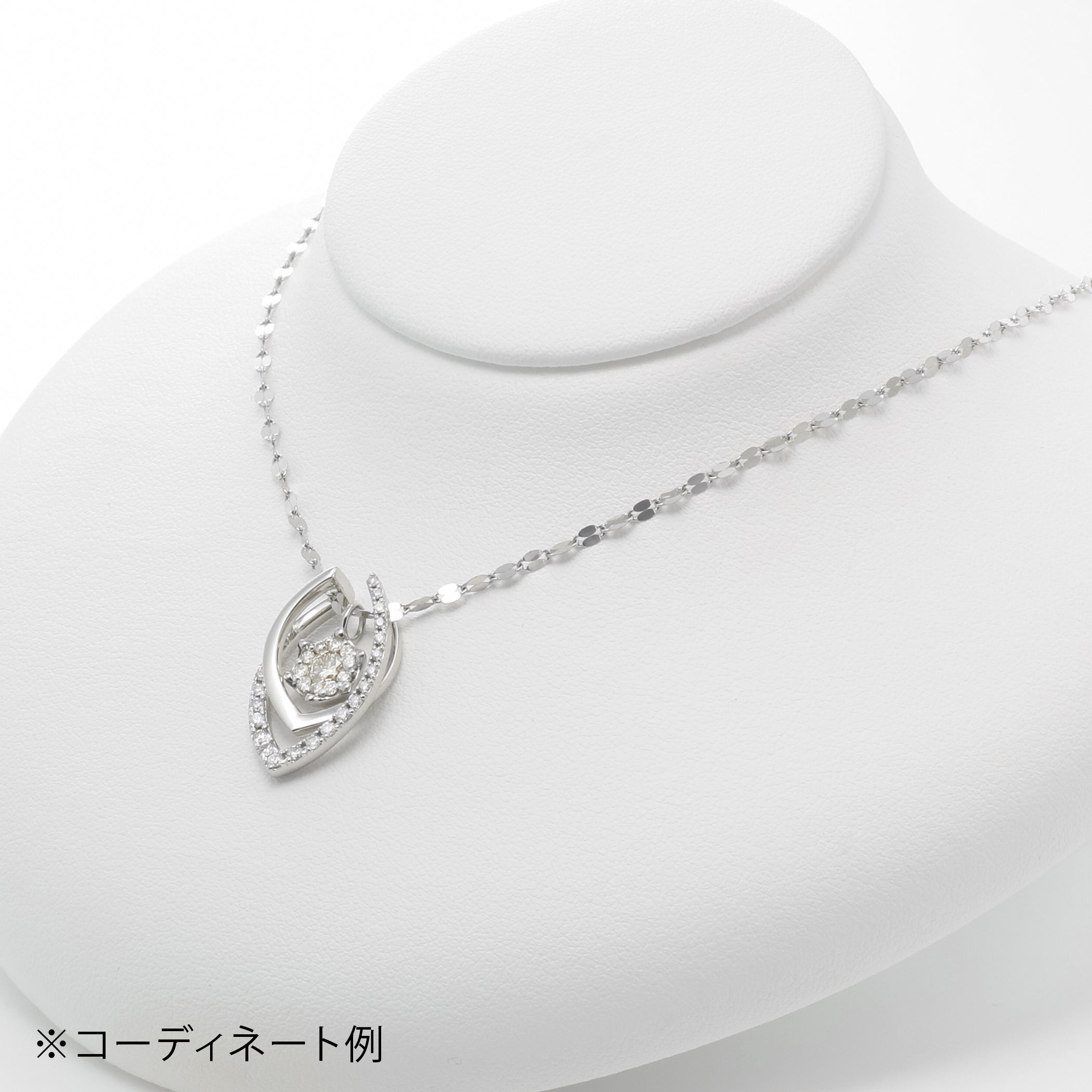 プラチナ ダイヤモンド ネックレスチャーム（トータル0.24ct） – Milluflora | ミルフローラ – 公式通販サイト