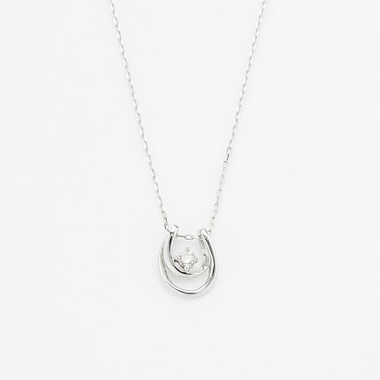 K10 ホワイトゴールド ダイヤモンド ネックレス