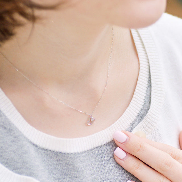 K10 ホワイトゴールド ダイヤモンド ネックレス K10 ホワイトゴールド ダイヤモンド ネックレス – Milluflora