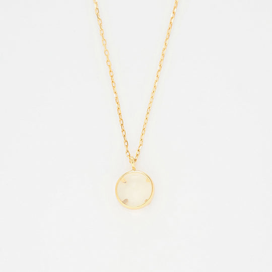 【WEB限定】10月誕生石 K10 イエローゴールド オパール ネックレス