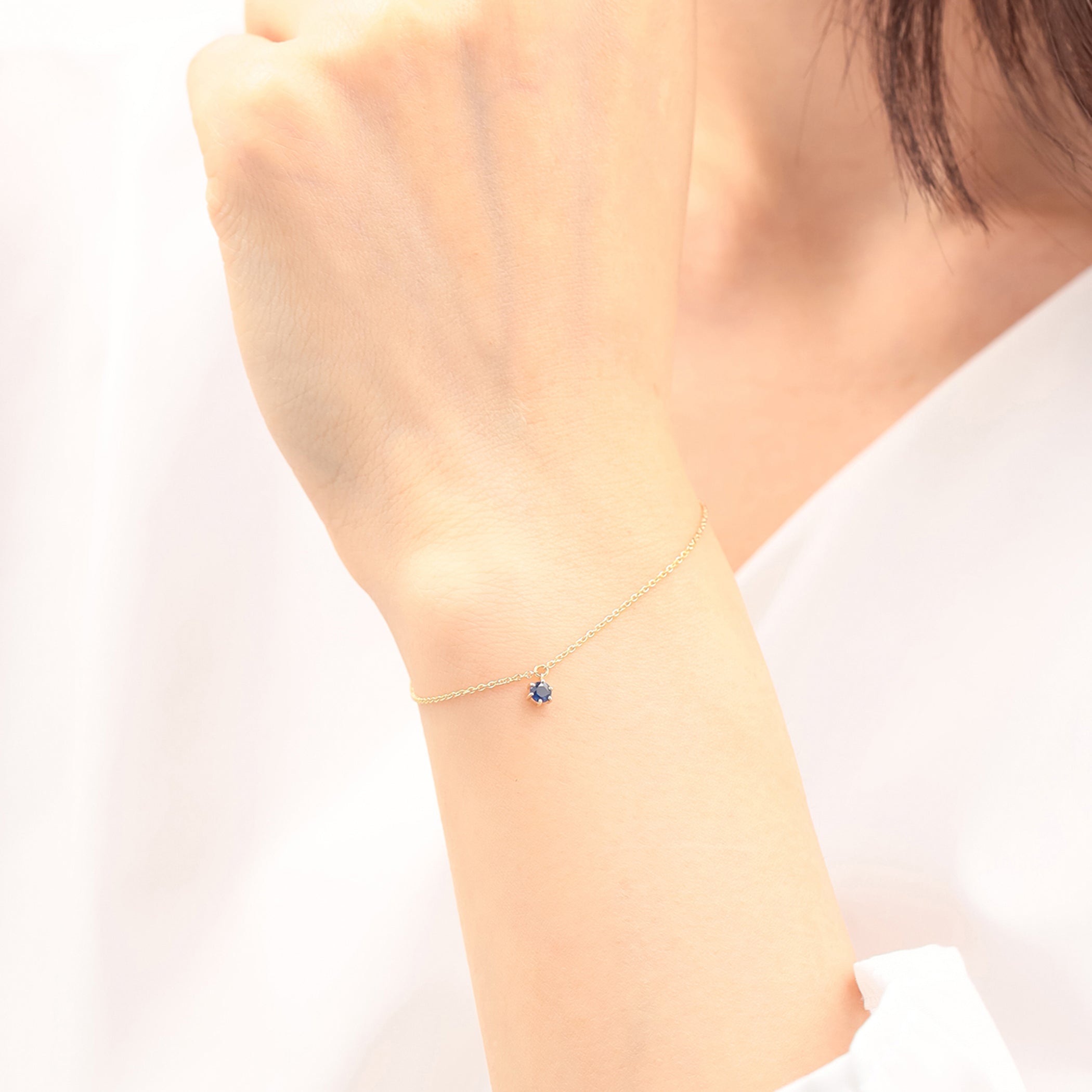 WEB限定】9月誕生石 K10 イエローゴールド サファイア