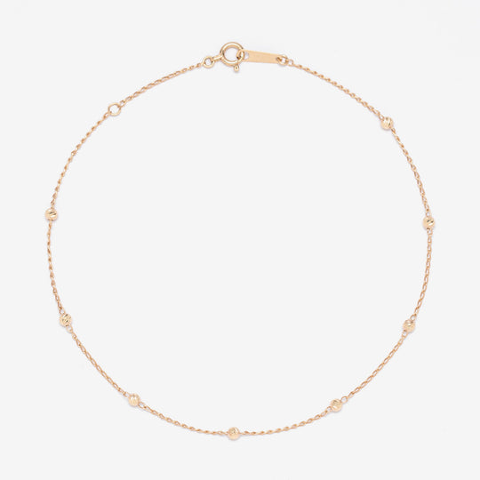 【WEB限定】K10 イエローゴールド アンクレット