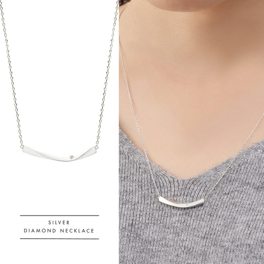 【WEB限定】シルバー ダイヤモンド ネックレス
