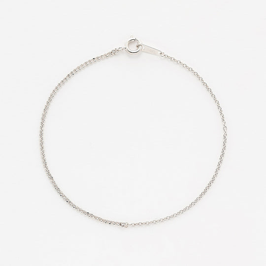 シルバー ロジウムメッキ ブレスレット