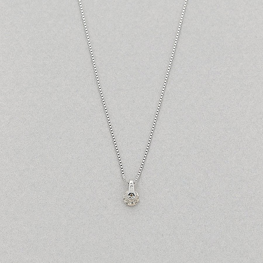 プラチナ ダイヤモンド ネックレス（0.15ct） – Milluflora | ミルフローラ – 公式通販サイト