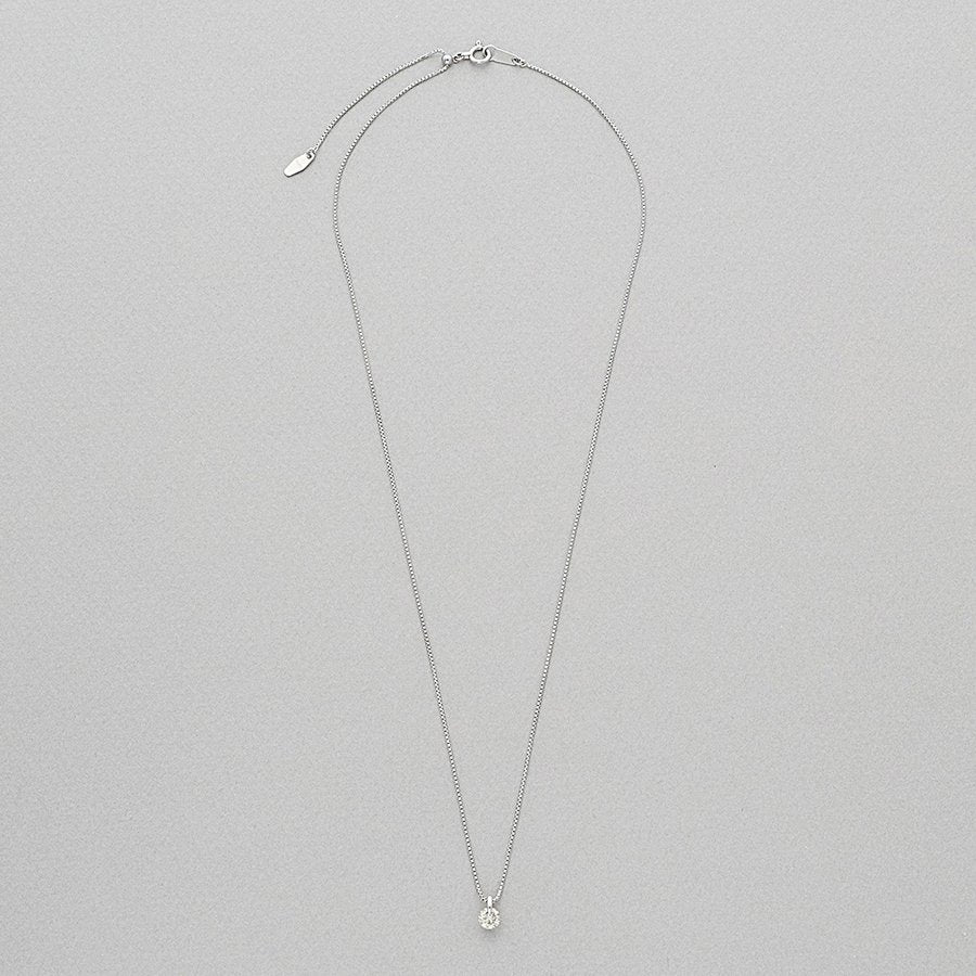 プラチナ ダイヤモンド ネックレス（0.30ct）