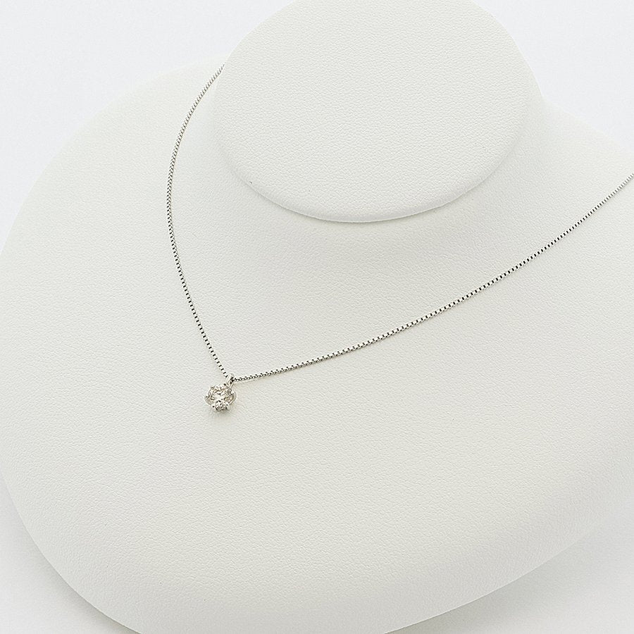 プラチナ ダイヤモンド ネックレス（0.30ct）