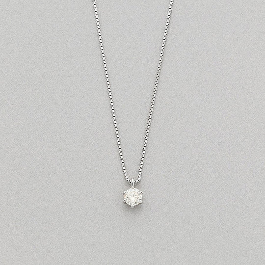 プラチナ ダイヤモンド ネックレス（0.30ct）